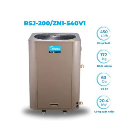 Máy nước nóng trung tâm công nghiệp Midea 450 lít/h